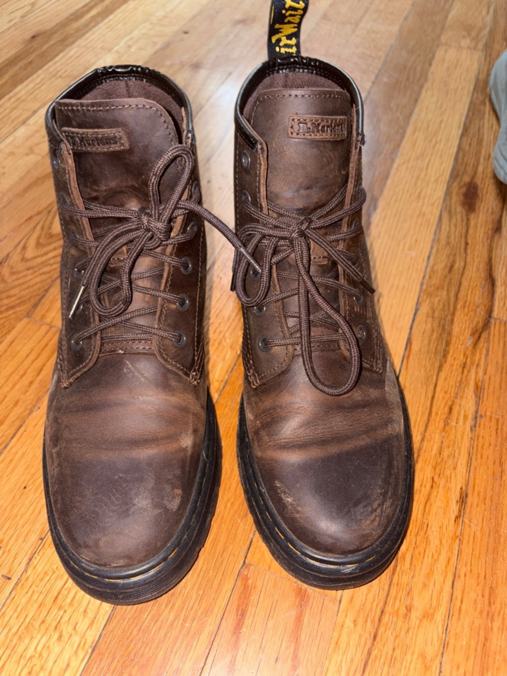 Dr. Martens Women’s Brookline Chukka Brown Leather Lace-Up Boots